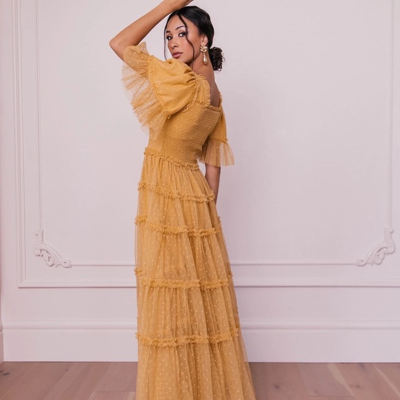 JessaKae Mustard Yellow Maxi Dress - Picture 3 of 16